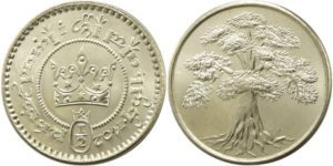 Moneda de media corona de la Comarca de Shire Post Mint