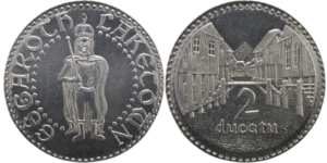 Moneda de la Ciudad del Lago de Shire Post Mint