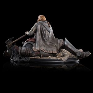 Escultura de Gimli sobre el Uruk 43, de Weta Workshop