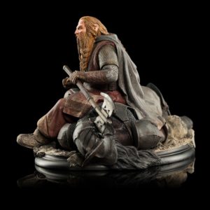 Escultura de Gimli sobre el Uruk 43, de Weta Workshop