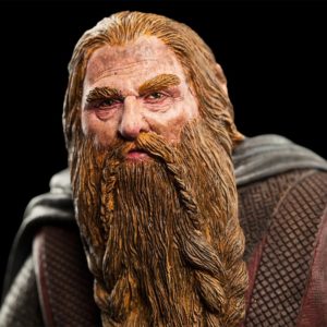 Escultura de Gimli sobre el Uruk 43, de Weta Workshop