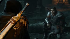 Eltariel, la Espada de Galadriel y Talion viven un momento tenso en 'La Tierra Media: Sombras de Guerra'