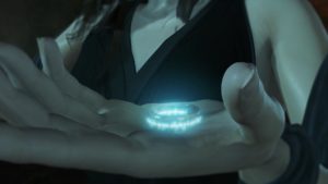 Ella-laraña con el anillo de Celebrimbor en La Tierra Media: Sombras de Guerra