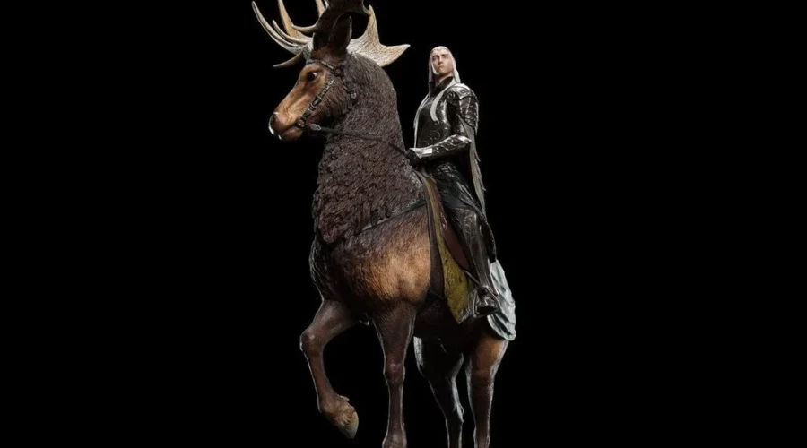 En preventa la escultura de Thranduil montado en el alce de Weta Workshop