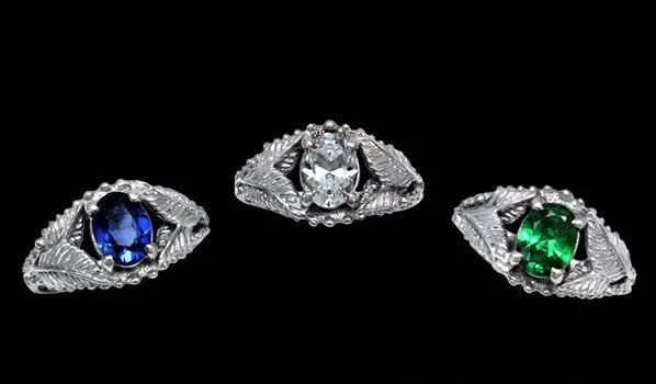 Anillos de los Reinos Élficos inspirados en la obra de Tolkien de Badali Jewelry