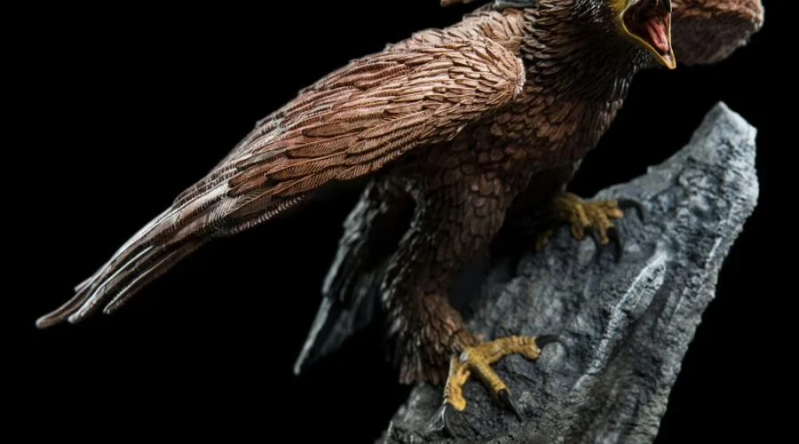 Mini escultura de Gandalf en Gwaihir de Weta Workshop
