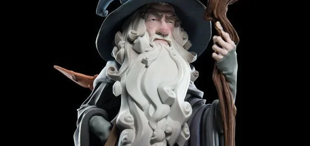 Mini figuras de vinilo de Aragorn, Gandalf y Legolas de Weta Workshop