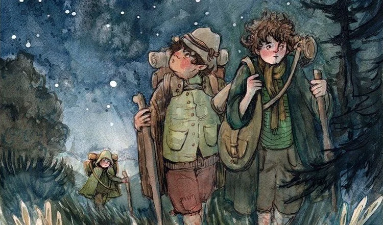 23-09-3018 Por la noche, Frodo abandona Bolsón Cerrado con Sam y Pippin y se dirigen a Cricava