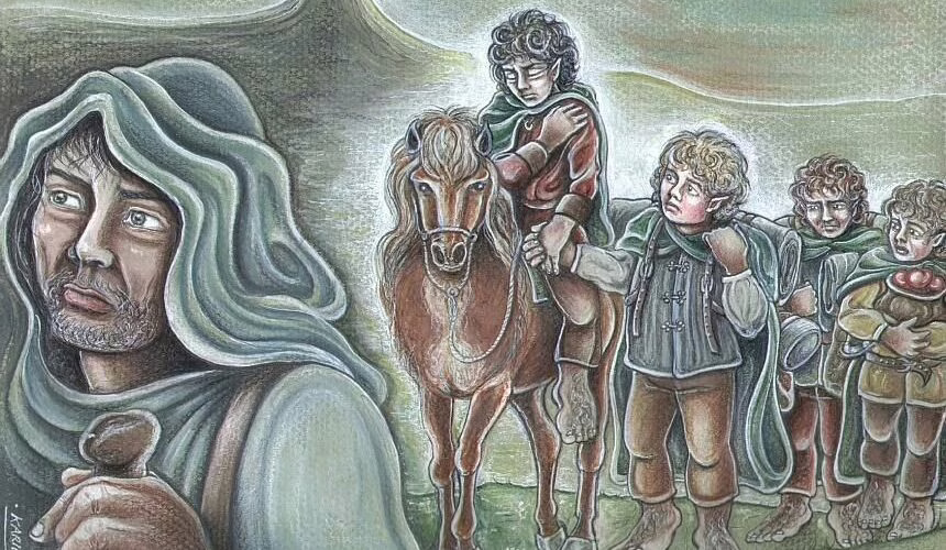07-10-3018 Aragorn y los hobbits dejan la Cima de los Vientos y reanudan el camino hacia Rivendel