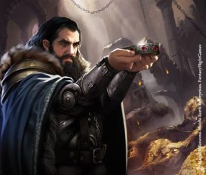 Thorin en Erebor, según la artista francesa Magali Villeneuve