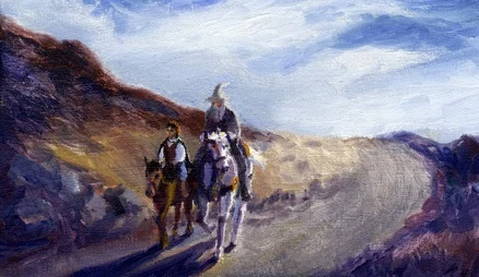 08-05-2942 Gandalf y Bilbo dejan Rivendel y parten hacia Hobbiton