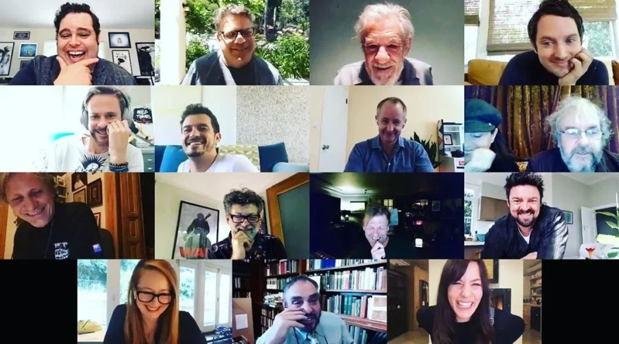 Reunión online del reparto de ‘El Señor de los Anillos’ el 31 de mayo
