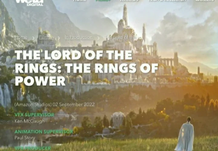 Se confirma la participación de Weta Digital en Los Anillos de Poder