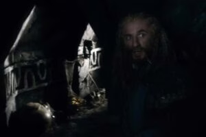 Fili y Kili en un túnel de Erebor