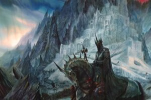 El Rey Brujo frente a Minas Morgul