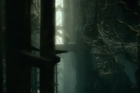 Gandalf y Thráin en Dol Guldur