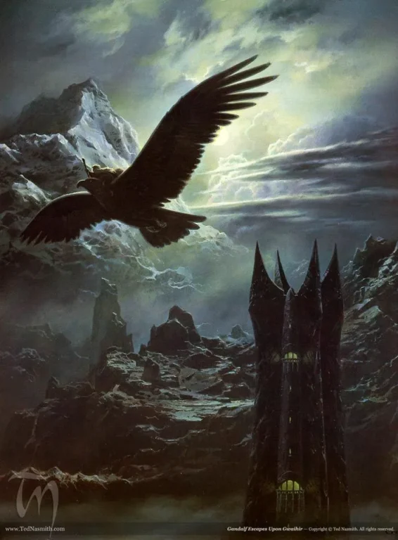 Gandalf escapa de Orthanc