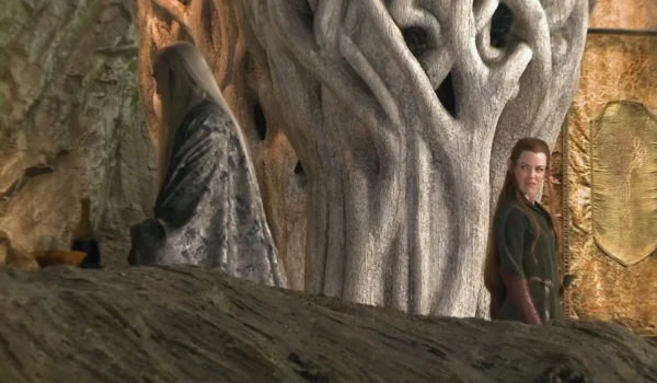 A Tauriel no le gusta lo que dice Thranduil