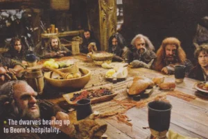 Bilbo y los Enanos en casa de Beorn