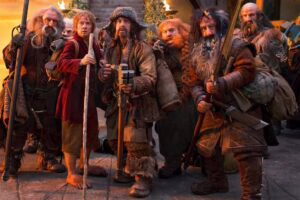 Óin, Bilbo, Bofur, Bombur, Bifur y Dwalin