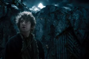 Bilbo en el exterior de Erebor