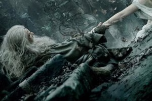Poster de Gandalf y Galadriel en Dol Guldur de LBDLCE