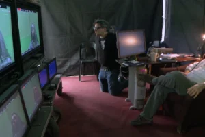 Peter Jackson ve el rodaje de una escena de Richard Armitage