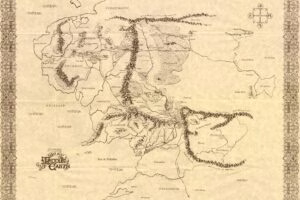 Mapa sepia TM