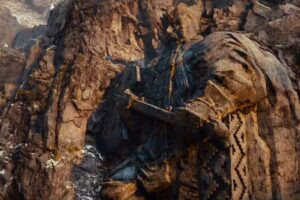 La escalera secreta a Erebor