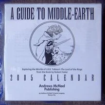 Calendario «Una guía de la Tierra Media» de 2005