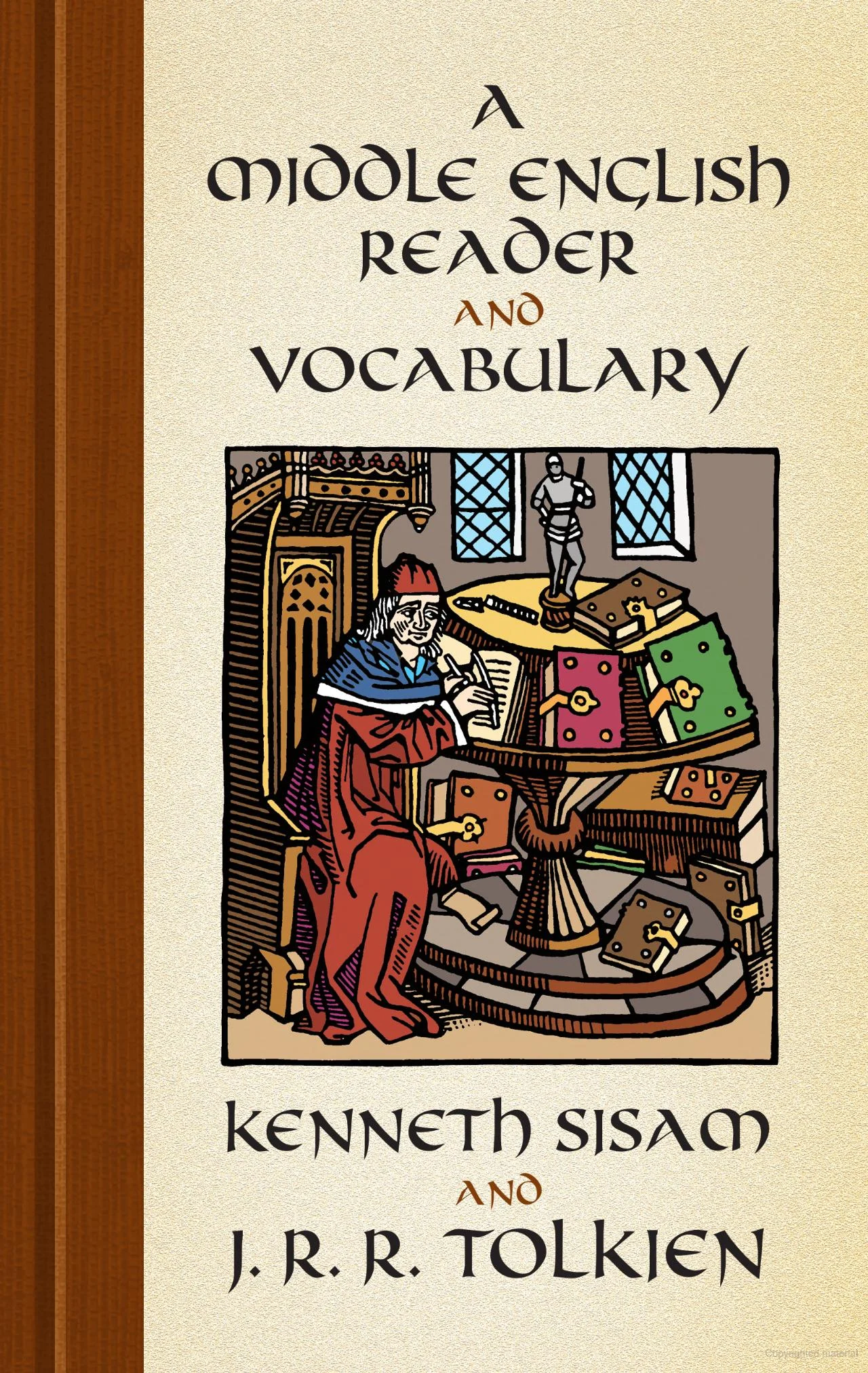 *Un libro de lectura y un vocabulario de inglés medio*