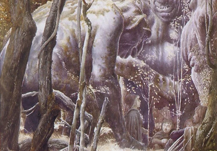 18-10-3018 Aragorn y los Hobbits descubren los Trolls de piedra en el Bosque de los Trolls. Llegan al Gran Camino del Este y encuentran a Glorfindel.
