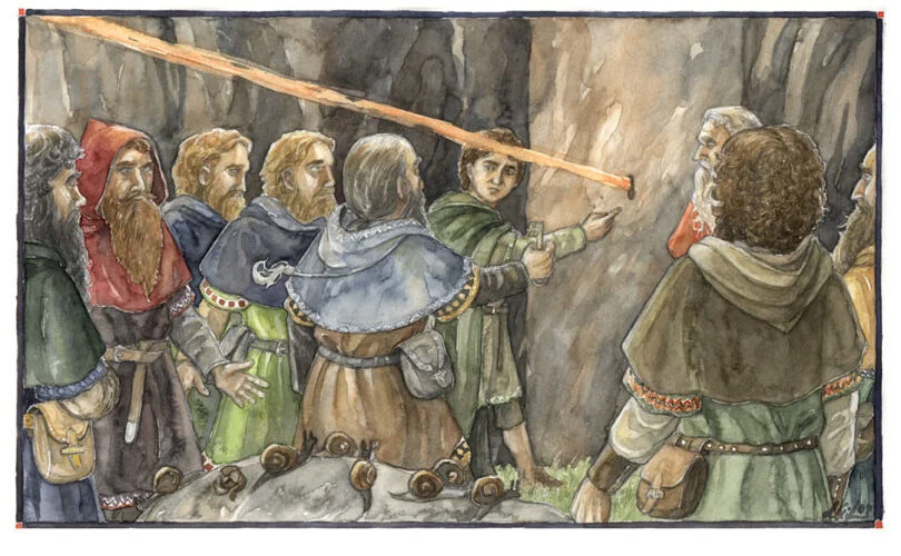 19-10-2941 Día de Durin. Thorin abre la Puerta Secreta.