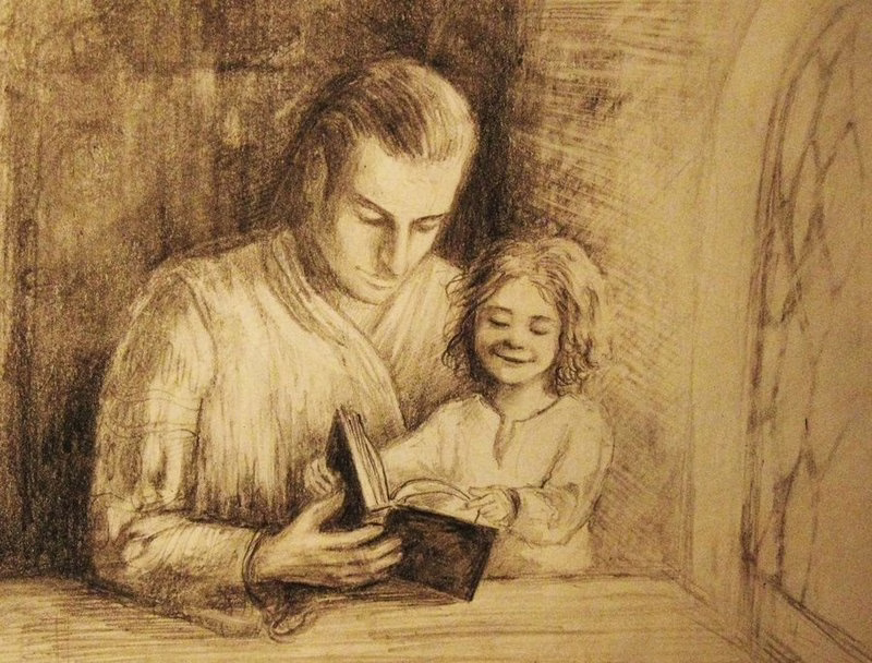 Elrond y Estel, de Anna Kulisz