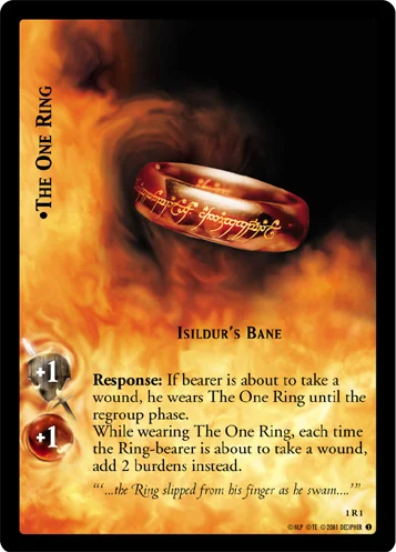 Lista de cartas del Juego de Cartas Coleccionables de El Señor de los Anillos