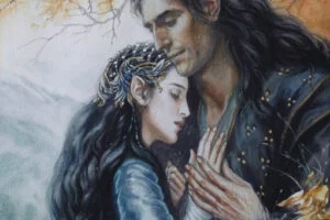Elena Kukanova - Aragorn and Arwen