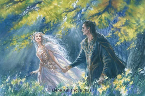 Elena Kukanova - Elrond and Celebrían
