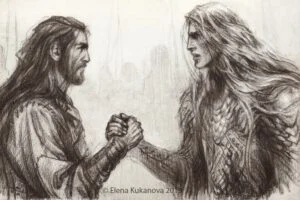 Elena Kukanova - Finrod and Barahir