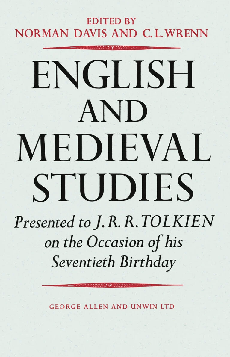 Estudios de inglés y medievales dedicados a J. R. R. Tolkien con motivo de su septuagésimo cumpleaños