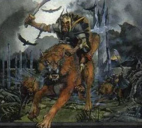 Los jinetes de lobos en MECCG