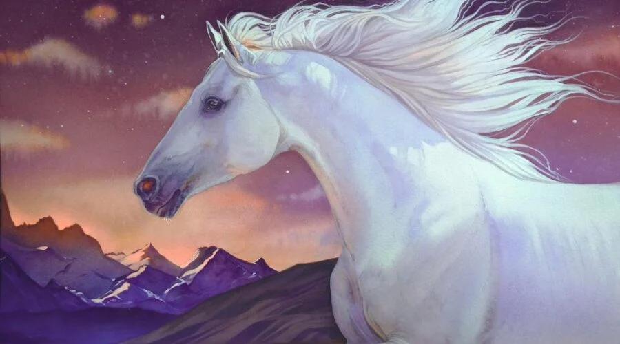 21-09-3018 Gandalf encuentra a Sombragrís, pero el caballo no permite que se le acerque. Gandalf sigue a Sombragrís