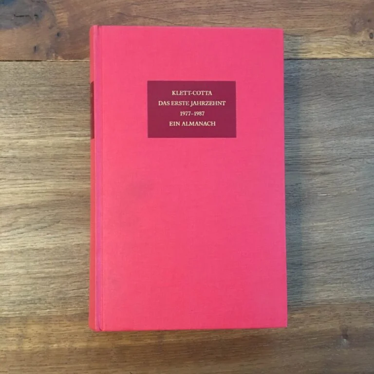 Klett-Cotta: La primera década 1977-1987: Un almanaque