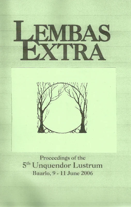 Lembas Extra: Actas del V Lustrum de Unquendor