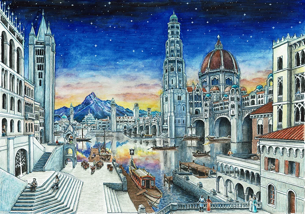 Osgiliath, por Matěj Čadil