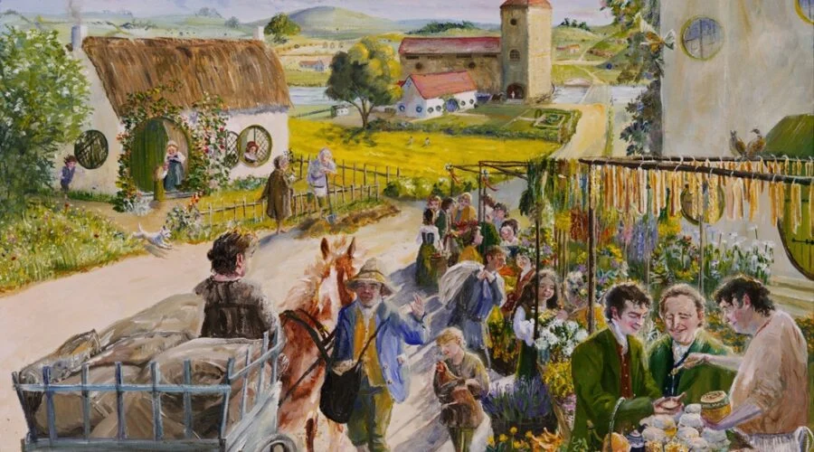 21-09-3021 Frodo y Sam parten de Hobbiton