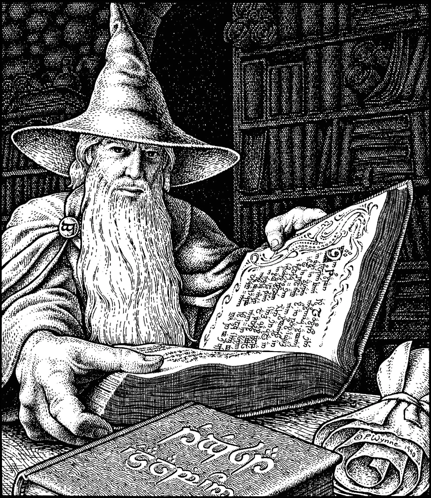Gandalf, por Patrick H. Wynne