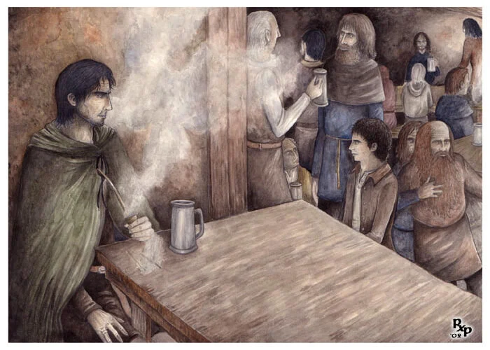 29-09-3018 Los Hobbits conocen a Aragorn y Cebadilla Mantecona entrega a Frodo la carta de Gandalf