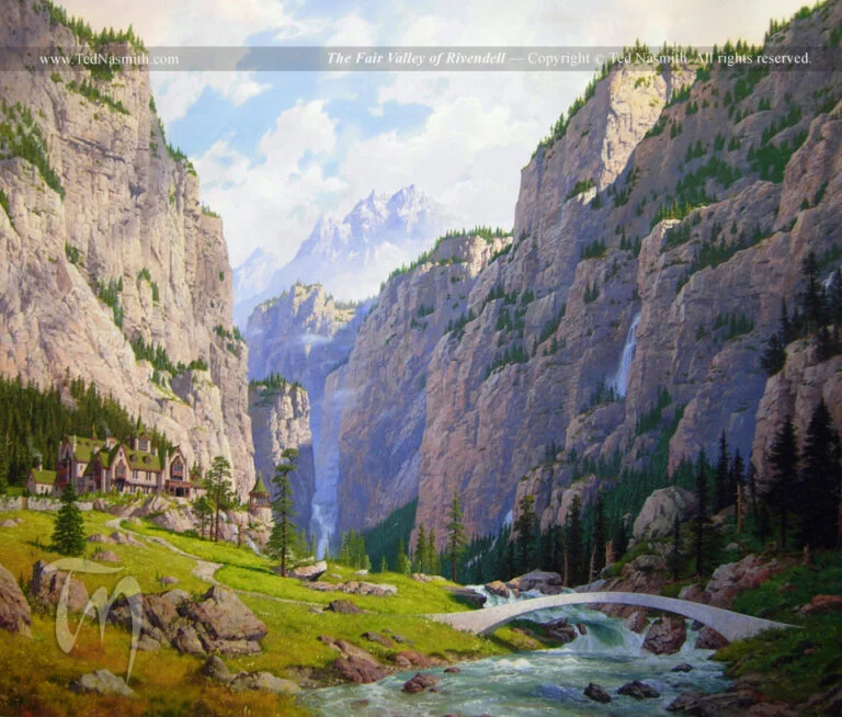 Ted Nasmith - Fair Valley of Rivendell