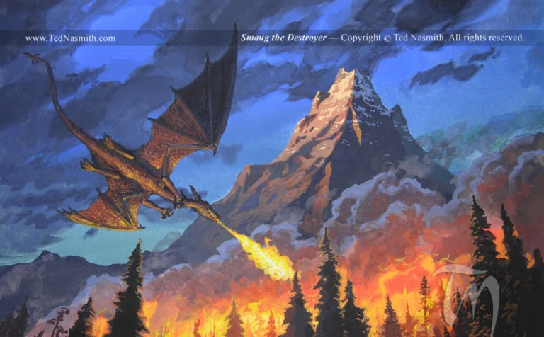 Ted Nasmith - Smaug the Destroyer