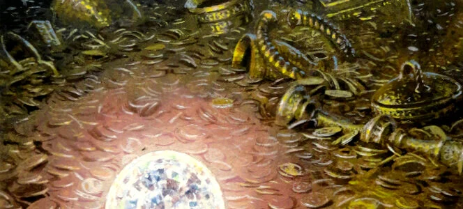 21-10-2941 Bilbo y los enanos exploran los Salones de Erebor. Bilbo coge la Piedra del Arca y Thorin le entrega la cota de malla de mithril